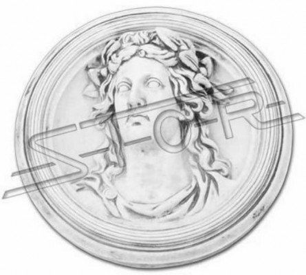 Relief Wandtafel Biller Bild Antik Stil Réimesch 3D Wand Dekoratioun