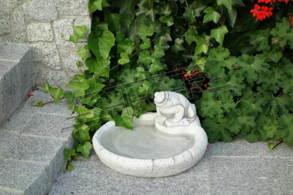 Vull Waasserbecken Skulptur Design Figur Statue Dekor Gaart Figuren Statuen
