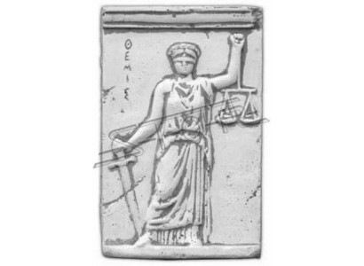 Wandrelief Relief Wandbild Bild Biller Justiz Dekor Gerechtegkeet Molerei