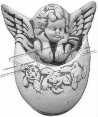 Wandrelief Stengplack Bild Azteken Engel Antil Relief Stengguss Wand