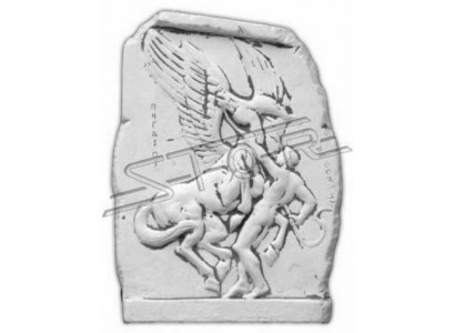 Wandrelief Steenplack Bild Engel Antik Stil Relief Steengoss Wand