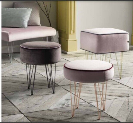 Sëtzblock Ottoman Hocker Sëtz Niewestell Fußhocker Ronn Hocker Polsterhocker