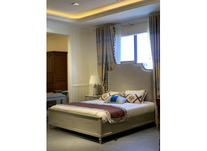Bett Duebelbett Schlofzëmmer Design Better Modern Polster Holz Textil Miwwelen Nei