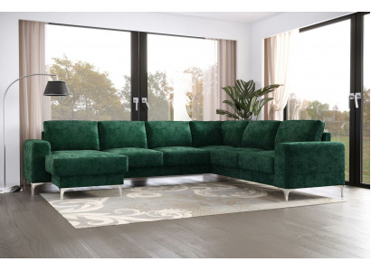 Modern Eckcouch Design U-Form Sofa Wunnlandschaft Neit Gepolstert Sofa Wunnlandschaft
