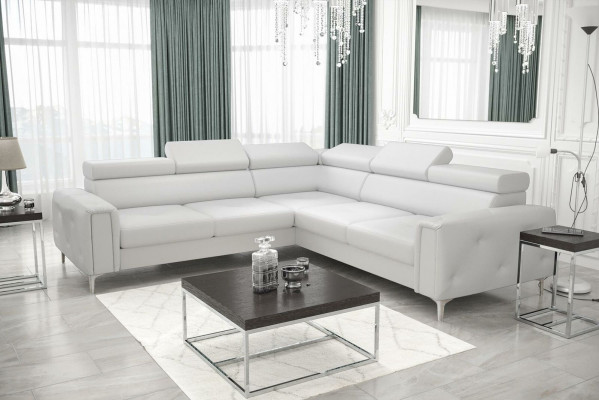 Design Sofa Couch Eck Multifunksioun Polster Wunnzëmmer L Form Textil Nei