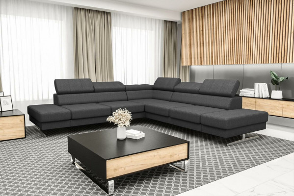 Design Canapé Couch Polsterung Wunnzëmmer L-Form Modern Elegant Wunnlandschaft Neit