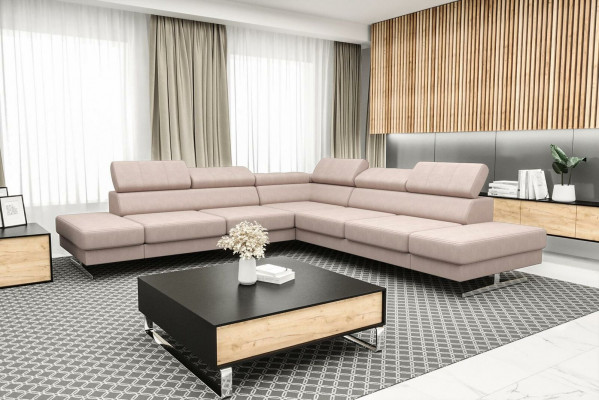 Design Canapé Couch Polsterung Wunnzëmmer L-Form Modern Elegant Wunnlandschaft Neit