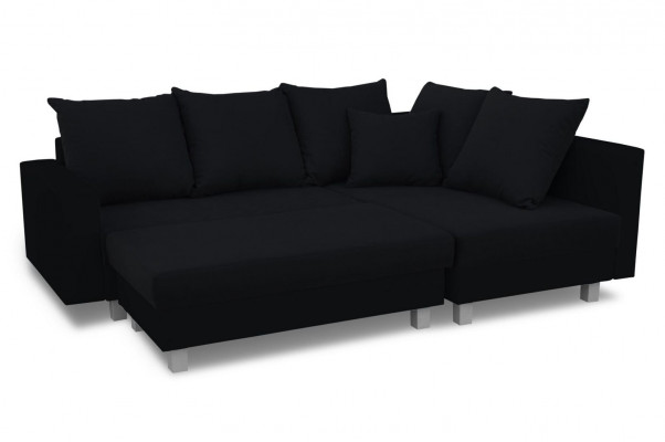 Eckcanapé L-Form mat Puff Design Canapé Eckcanapé Couch Polster Textil Sofas Nei