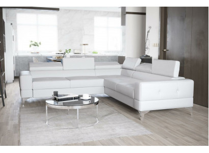Eckcouch Wunnzëmmer L Form Couch Design Polsterung Textil Modern Couchelen