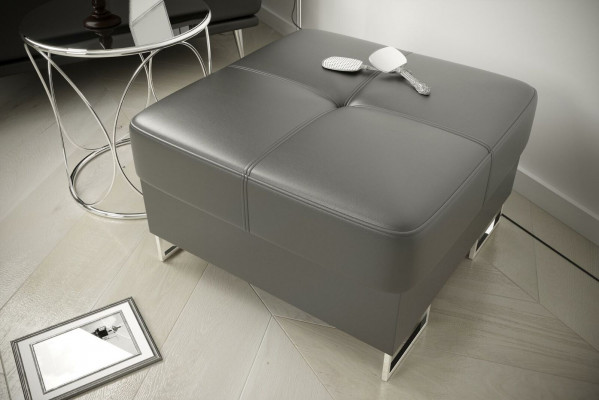 Hocker Bank Textil Stoff Holz Stil Designer Nei Sëtz Polster Bank Polster Sëtz