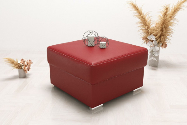 Hocker Polsterhocker Sëtzhaus Edler Truh Box Pouf Fousshocker Sëtz
