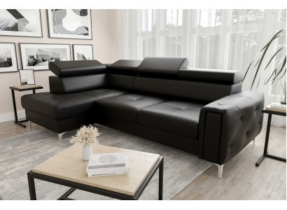 Liederdivan L-Form Canapé Wunnzëmmer Eck Design Wunnlandschaft Canapéen Divanen Nei