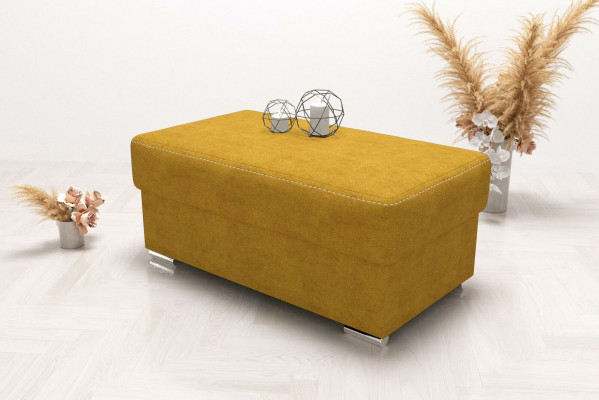 Miwwelen Wunnen Sëtzbanken Sëtz Textil Gréng Design Ottoman Hocker Polsterhocker Fouss