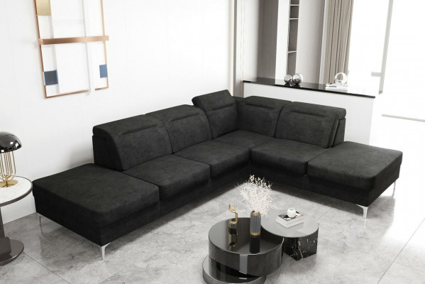 Modern Sofas Stoffsofa Canapé Wunnlandschaft Sofa Eck Design Eck Ecksofa L-Form