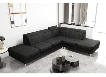 Modern Sofas Stoffsofa Canapé Wunnlandschaft Sofa Eck Design Eck Ecksofa L-Form