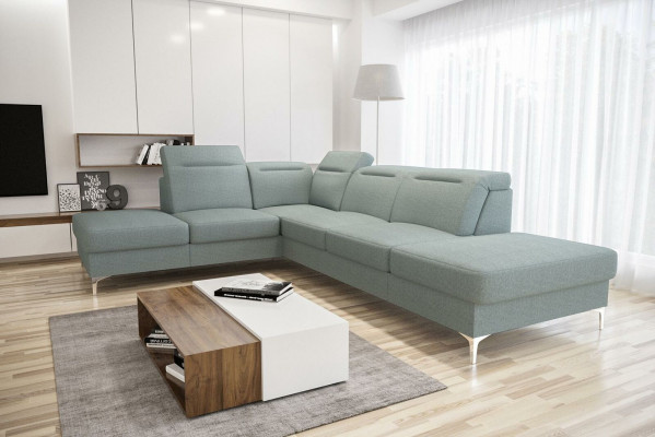 Modern Sofas Stoffsofa Canapé Wunnlandschaft Sofa Eck Design Eck Ecksofa L-Form