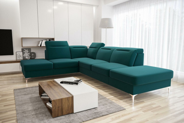 Modern Sofas Stoffsofa Canapé Wunnlandschaft Sofa Eck Design Eck Ecksofa L-Form