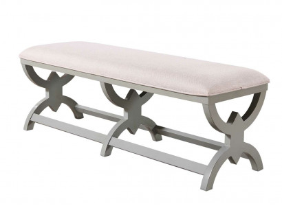 Sëtz Polster Bänk Polster Sëtz Textil Stoff Holz Stil Design Hocker Fousshocker
