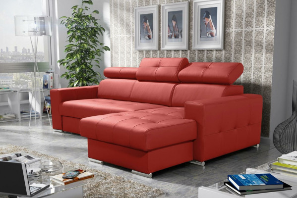 Sofa Eckcouch Gepolstert Wunnzëmmer Neit L-Form Stoft Lieder Wunnlandschaft Sofas