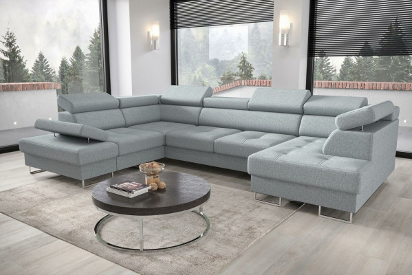 Textilsofak Eckecksofa Sofa Couch Polster Wunnlandschaft Ledersofa Couchen U-Form