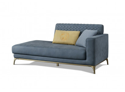 Chaiselongue Modern Ledersessel Komfort Luxus Léifstätz Liegesëtz