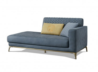 Chaiselongue Modern Ledersessel Komfort Luxus Léifstätz Liegesëtz