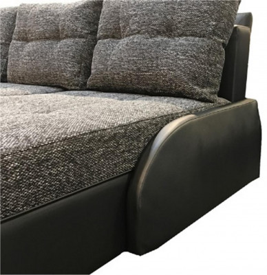 Ecksofa Design Schlofstull Sofas Bettfunktioun Couch Lieder Textil Polster Neien