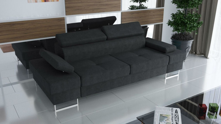 Design Sofa 3 Sëtz Multifunktioun Couche Polsterschlofsofa Sofa Couchen Nei