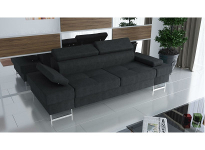 Design Sofa 3 Sëtz Multifunktioun Couche Polsterschlofsofa Sofa Couchen Nei