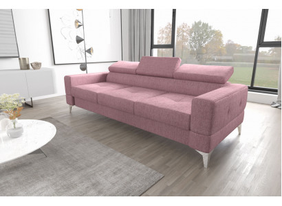 Dräisëtzeger Canapé Polster Design Sofa Modernen 3er Sëtz Zëmmer Miwwel Rosa Canapéen