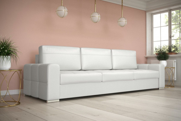 Polster Modern Textil Stoff Sofas Dräisëtzer Sofa 3 Sëtzer Bettfunktion Design