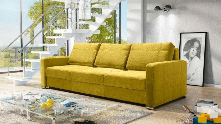Schlofsofa Sofaen Kapp Textil Canapé Bett Sofa Schaf Couch Polster Miwwelen Stoff