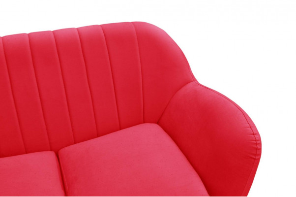 Sofa 2-Sëtz Design Sofas Modern Polstersëtzer Stoff Sëtz Zweisëtzer Lieder Nei