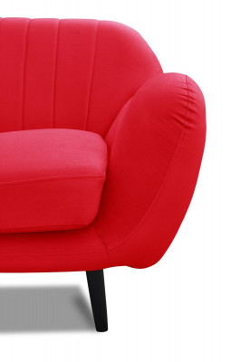Sofa 2-Sëtz Design Sofas Modern Polstersëtzer Stoff Sëtz Zweisëtzer Lieder Nei