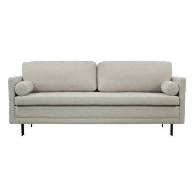 Canapé 3 Sëtz Stoffcanapé Couch Lieder Textil Polsterkanapé Loungecanapé Sofa Schlof.