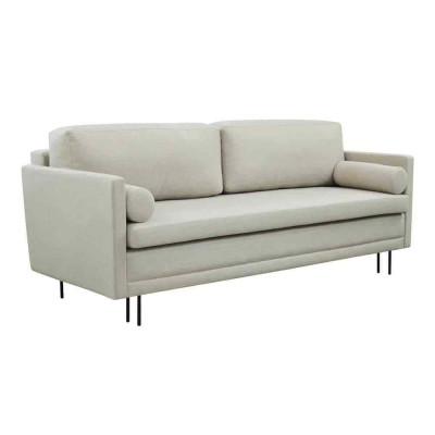 Canapé 3 Sëtz Stoffcanapé Couch Lieder Textil Polsterkanapé Loungecanapé Sofa Schlof.