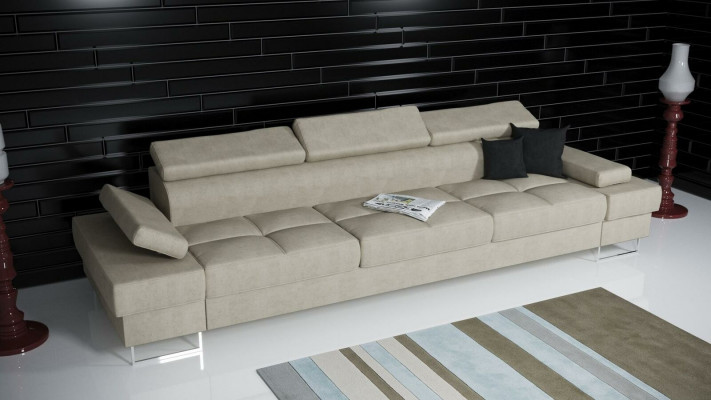 Sofa 4 Sëtzer Couch Polstersdesign Sofa 4er Sitz Sofas Textildesign Sofa Miwwelen