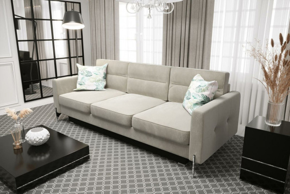 Sofaen Klapptextil Couch Schlofsofa Bett Sofa Këscht Couchen Polster Miwwel Stoff