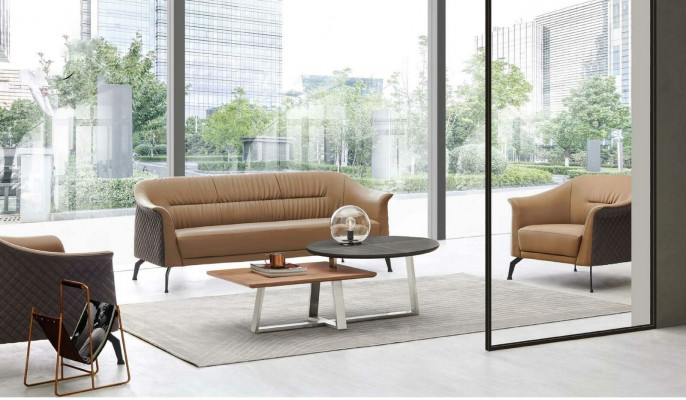 Design Sitzgrupp Garnitur Lieder Nei Büro Ariichtung Canapé Sofa Set 3+1+1