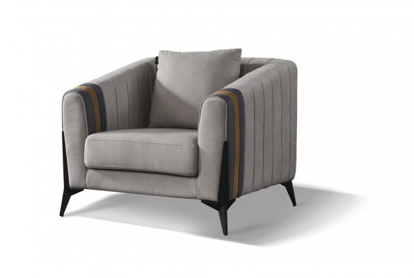 Sofagarnitur 3+1+1 Sëtzer Set Design Sofasen Gepolstert Couchen Textilleder