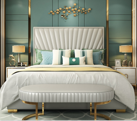 Bett-Këssen Design Luxus Duebel Hotel Better Schlof Zëmmer 180x200cm