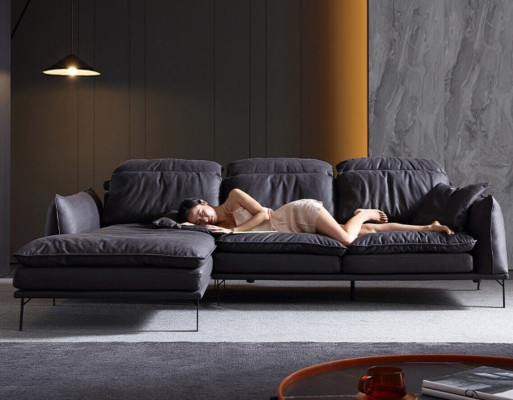 Ledercouch Eckcouch Couch Sofa Polstersuite Designer Miwwelen