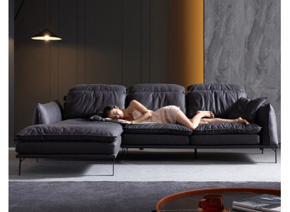 Ledercouch Eckcouch Couch Sofa Polstersuite Designer Miwwelen