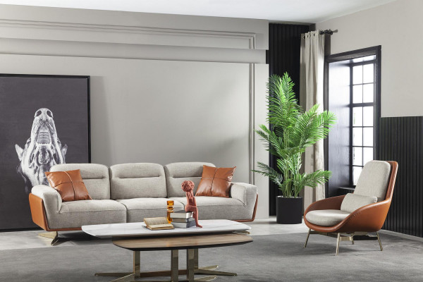 Dësch Couchtisch Set 2x Dëscher Luxus Miwwelen Wunnzëmmer Design Holzdësch 2teilig.