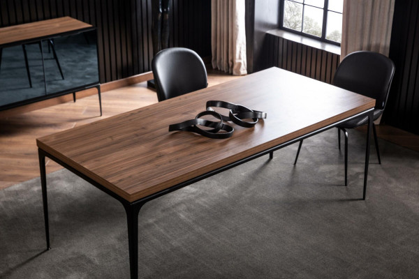 Kicheldësch Dësch Iessdësch Dëscher Miwwel Holz 200x92cm Iessdëscher Wunnen