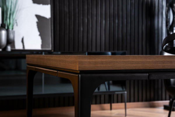 Kicheldësch Dësch Iessdësch Dëscher Miwwel Holz 200x92cm Iessdëscher Wunnen