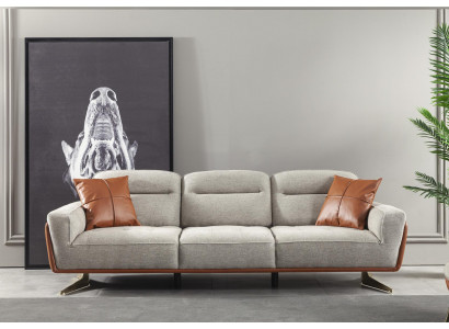 Gemittlech Canapé Wunnzëmmer 260cm Grousst Kanapee Canapéen Kanapee Stoffsdivan Textile
