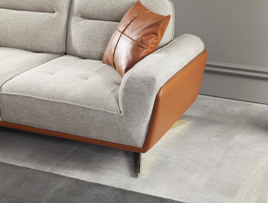 Gemittlech Canapé Wunnzëmmer 260cm Grousst Kanapee Canapéen Kanapee Stoffsdivan Textile