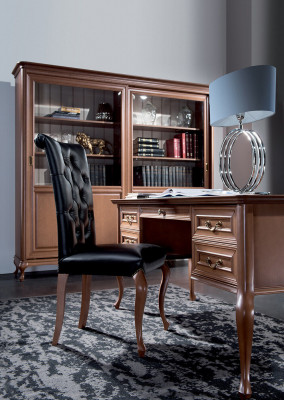 Bicher Regal Anrichte Klassesch Miwwelen Regaler Holz Vitrinn Schaf