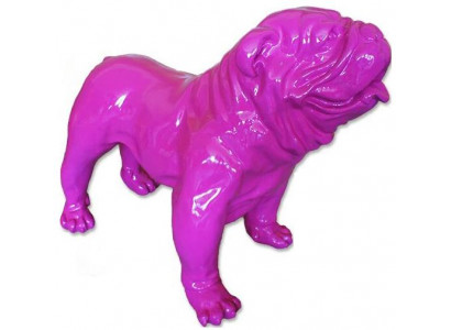 Statu Bunt Skulptur Abstrakt Designer Dekoratioun Figuren Statuen Hond Deko